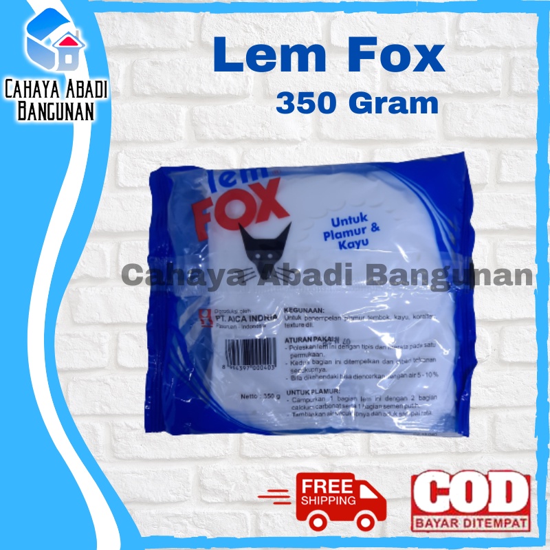 LEM FOX PUTIH BUNGKUS BIRU 350 GR