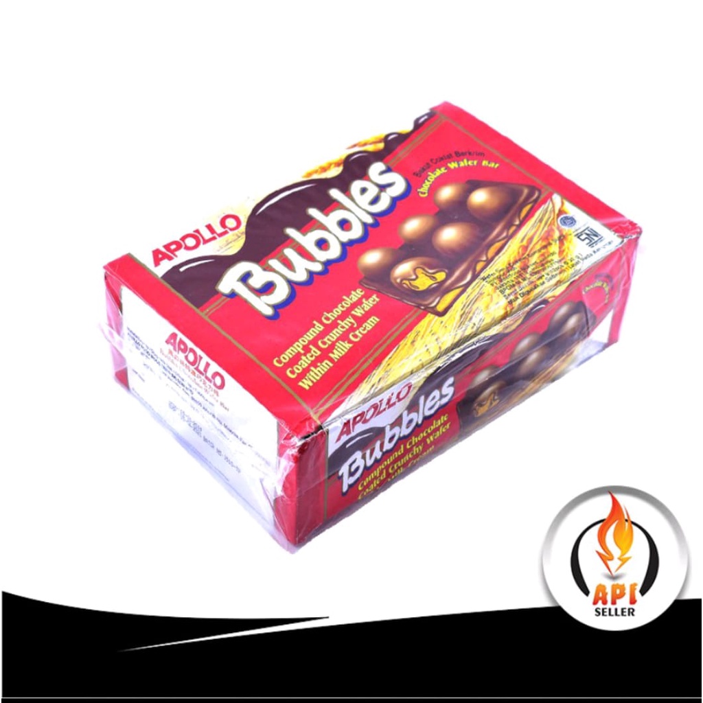 Apollo Bubbles Chocolate Wafer 12 pcs