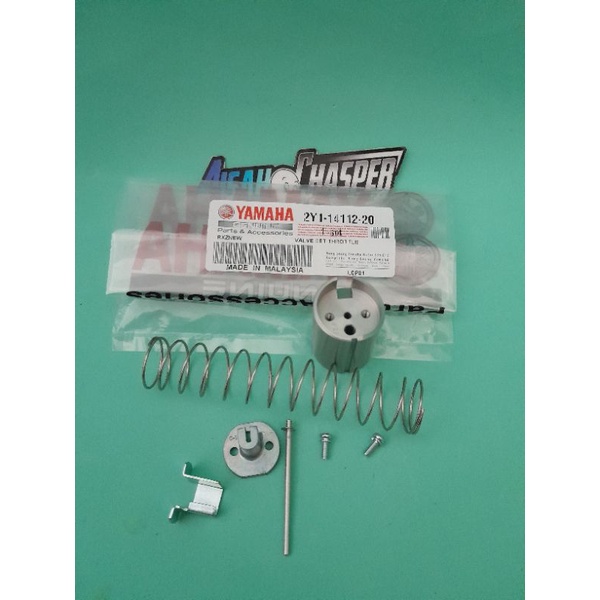 piston gas karburator, skep karbu yamaha rxz catalyzer dan rxz mile asli YGP