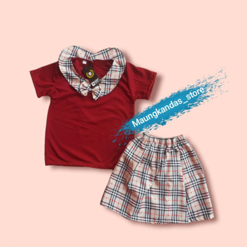 Dress Anak Pita 1-5 Tahun Setelan Anak Perempuan