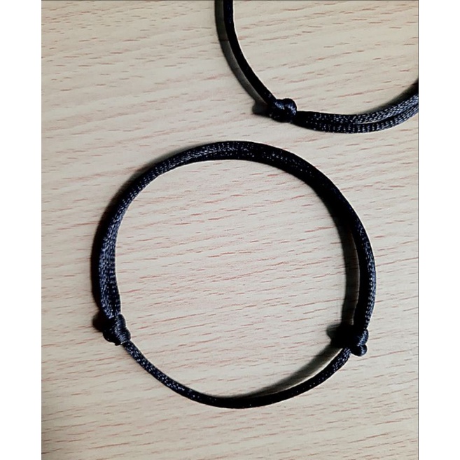 GELANG POLOS SIMPLE TALI SATIN CINA (2mm)