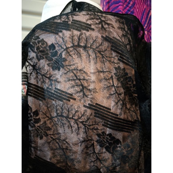 bahan/kain tille brukat antik