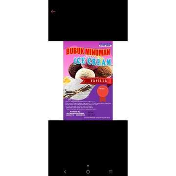 

Bubuk Ice Cream Vanila