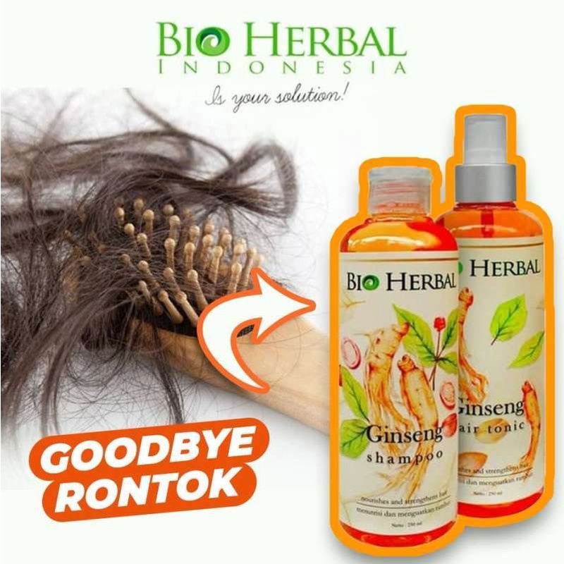 LT- [ BPOM ] BIO HERBAL ORIGINAL - SHAMPOO BIO HERBAL / HAIR TONIC GINSENG