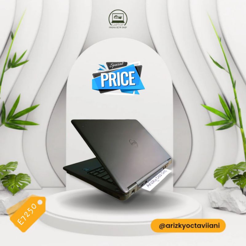 Sale Dell Latitude E7250 Intel Core i5 Gen 5 8GB RAM SSD 256GB Webcam Hdmi Wifi Bonus Tas Bergaransi