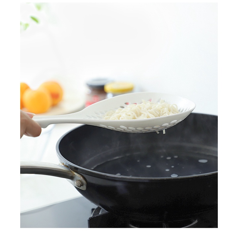 Sendok Tirisan Mie &amp; Sayur Buah Serbaguna Tahan Panas