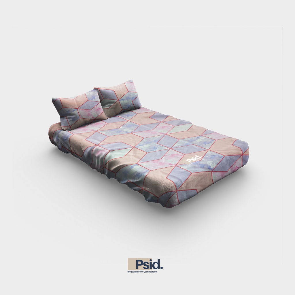 Seprei Set Double 120x200x15 Polos Plain