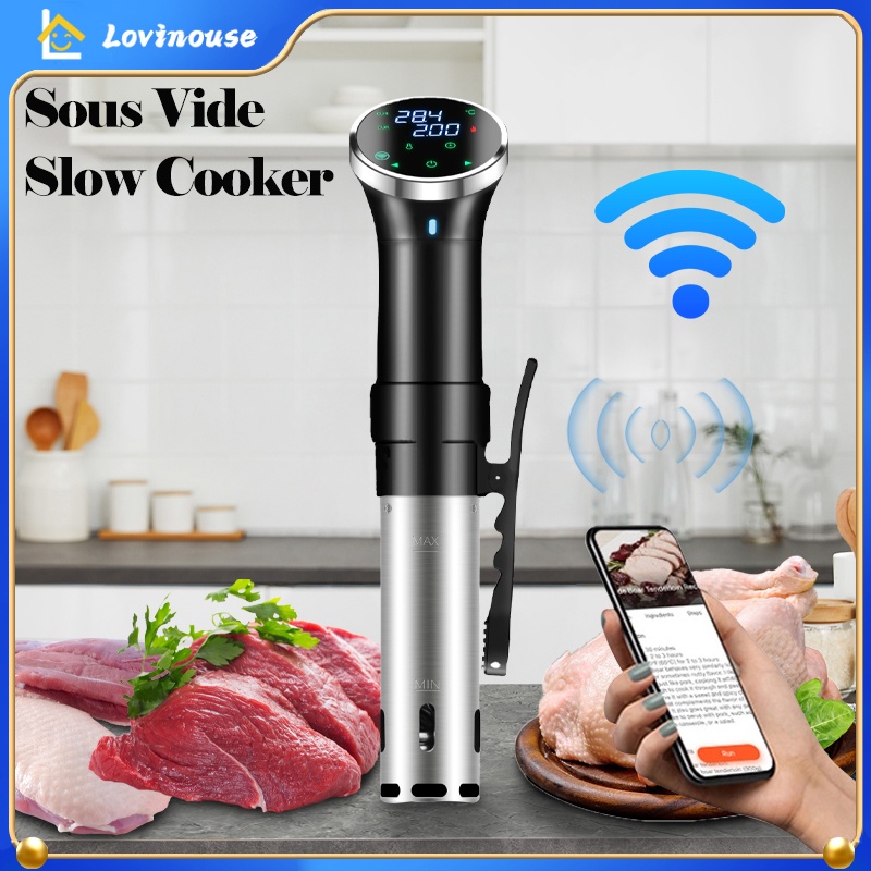 Sous Vide Wifi  - Vacuum Slow Food Cooker 1100W Temperatur Akurat dengan