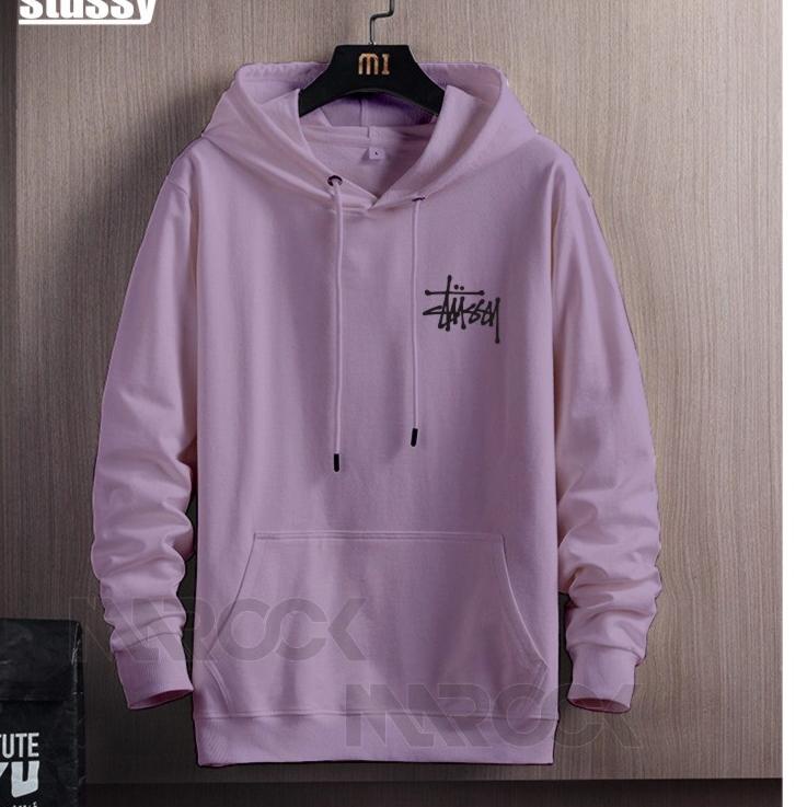TERMURAH !! COD Jaket Sweater Hoodie Pria Distro stussy Original Big Size Jumbo M - XXL