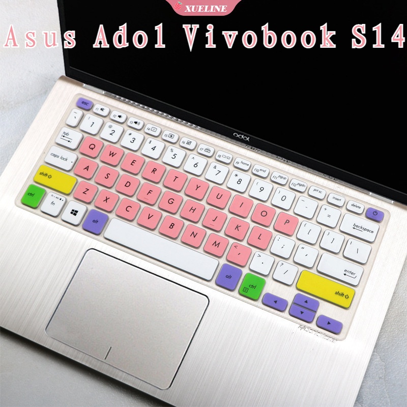 Stiker Keyboard full coverage 14 &quot;Untuk Asus Adol Vivobook S14 R424 M409d A409j A416j A409m Y4200 s430un