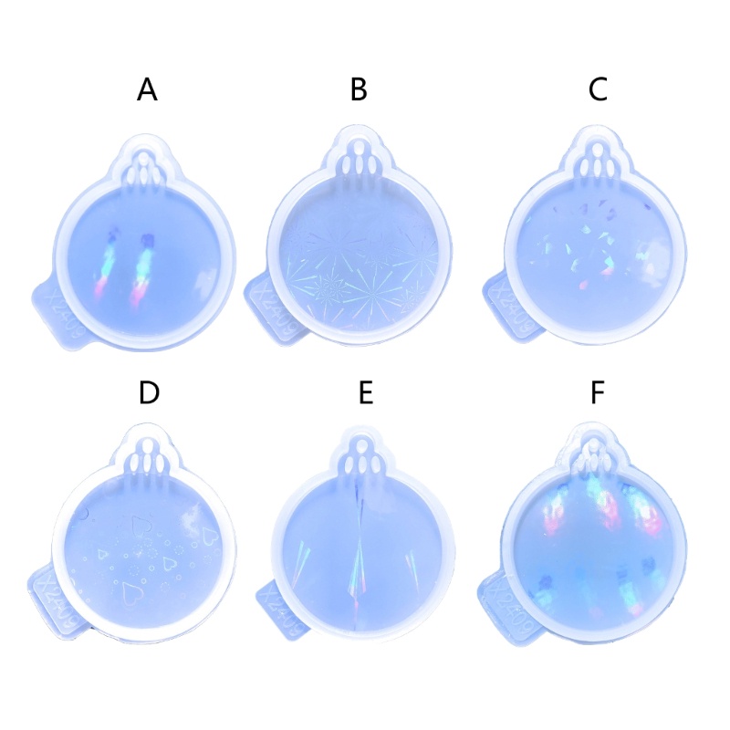Siy Cetakan Resin DIY Bentuk Bulat Bahan Silikon Untuk Dekorasi Gantungan Kunci