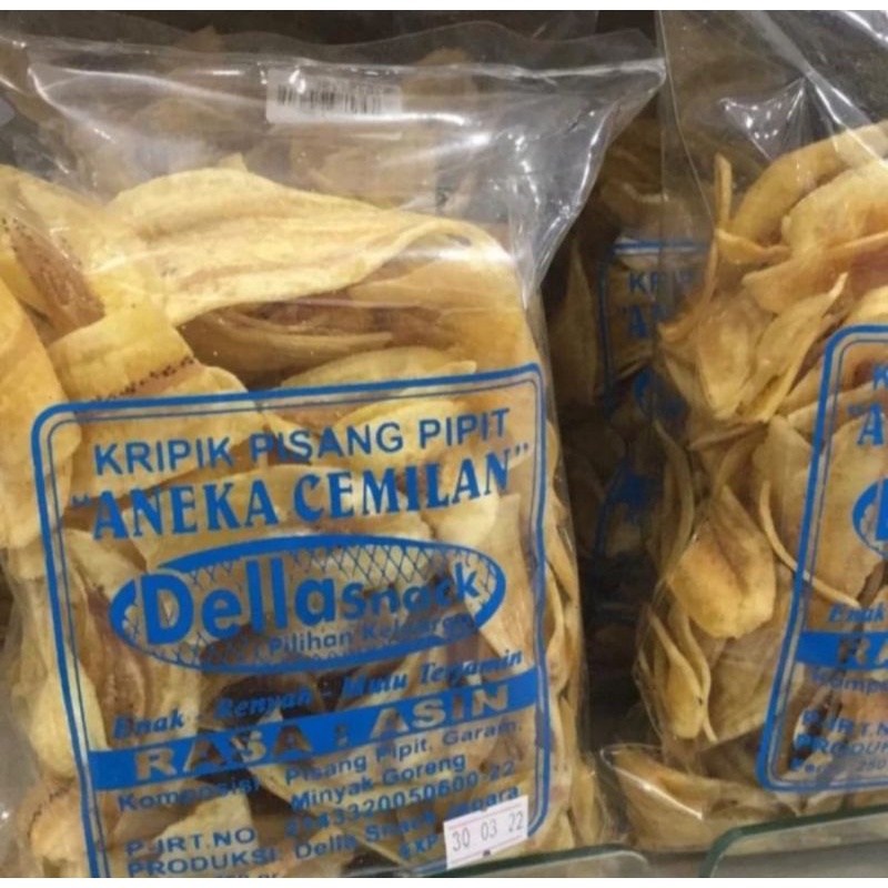 

Keripik Pisang "Della Snack" renyah & lezat 250gr Manis & Asin