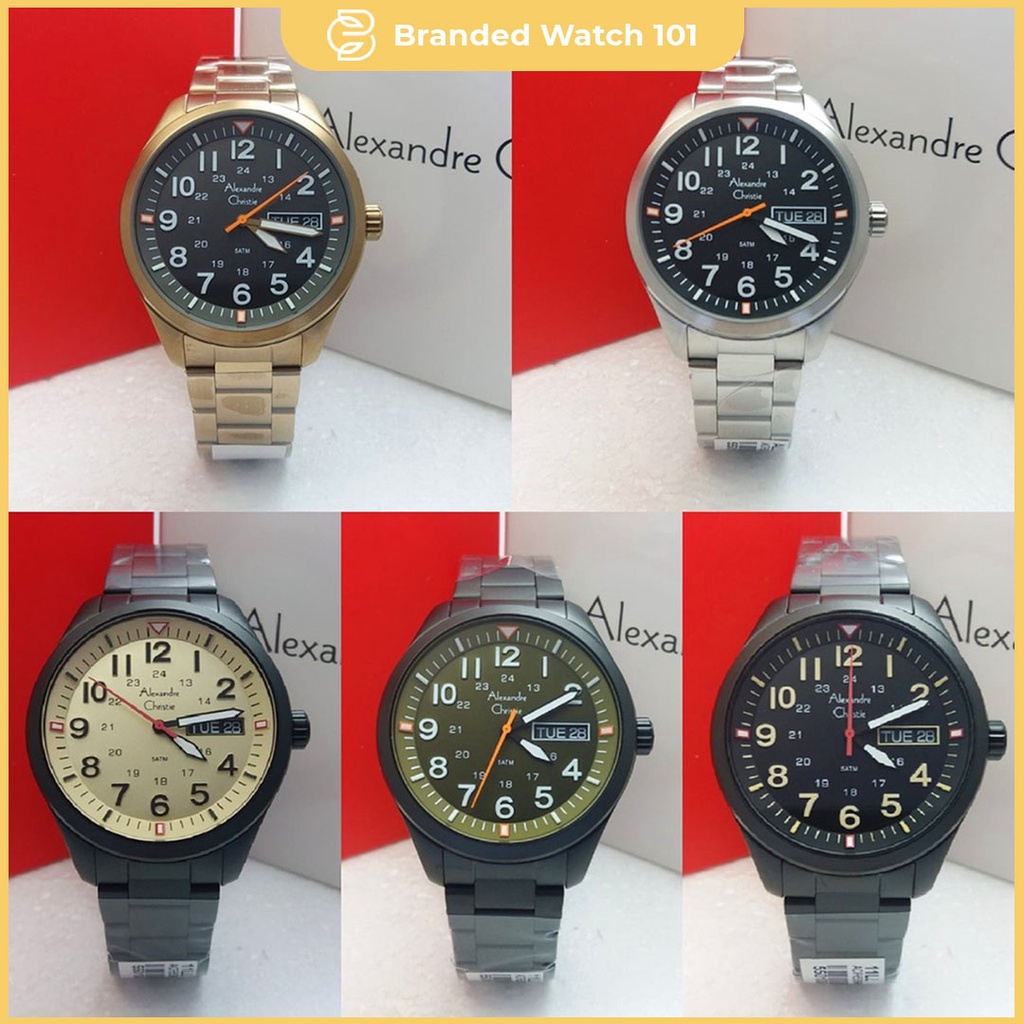 ORIGINAL Jam Tangan Pria Alexandre Christie AC 6539 / AC6539 Garansi Resmi 1 Tahun