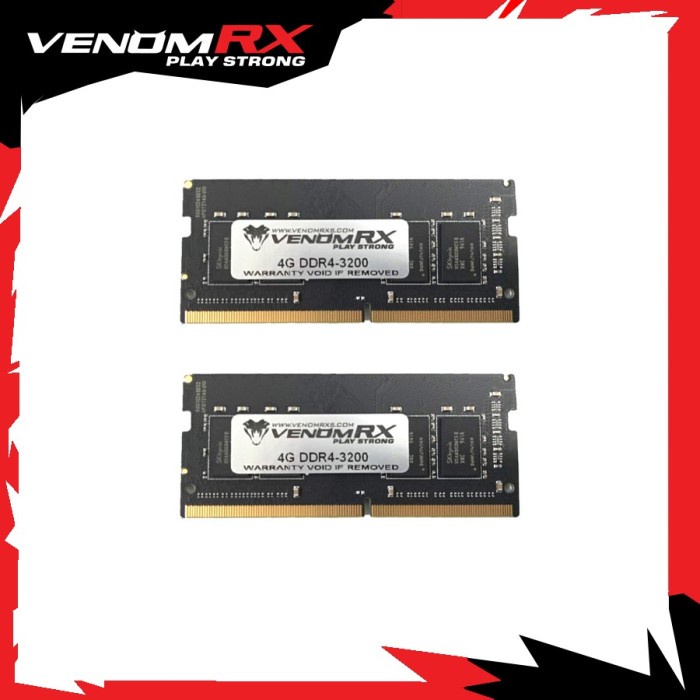 VenomRX Sodimm DDR4 4GB PC3200 / VenomRX 4GB DDR4 PC25600 3200mhz