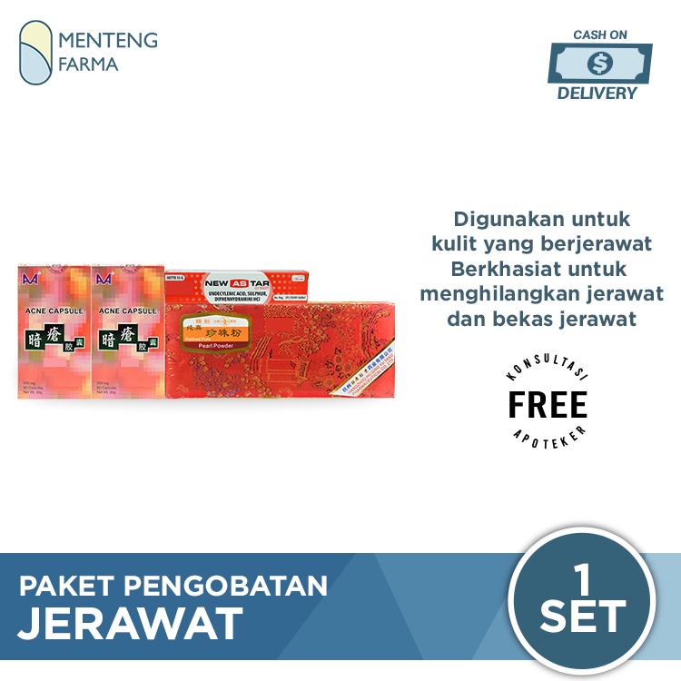 Paket Pengobatan Jerawat - Mengempeskan dan Menghilangkan Jerawat