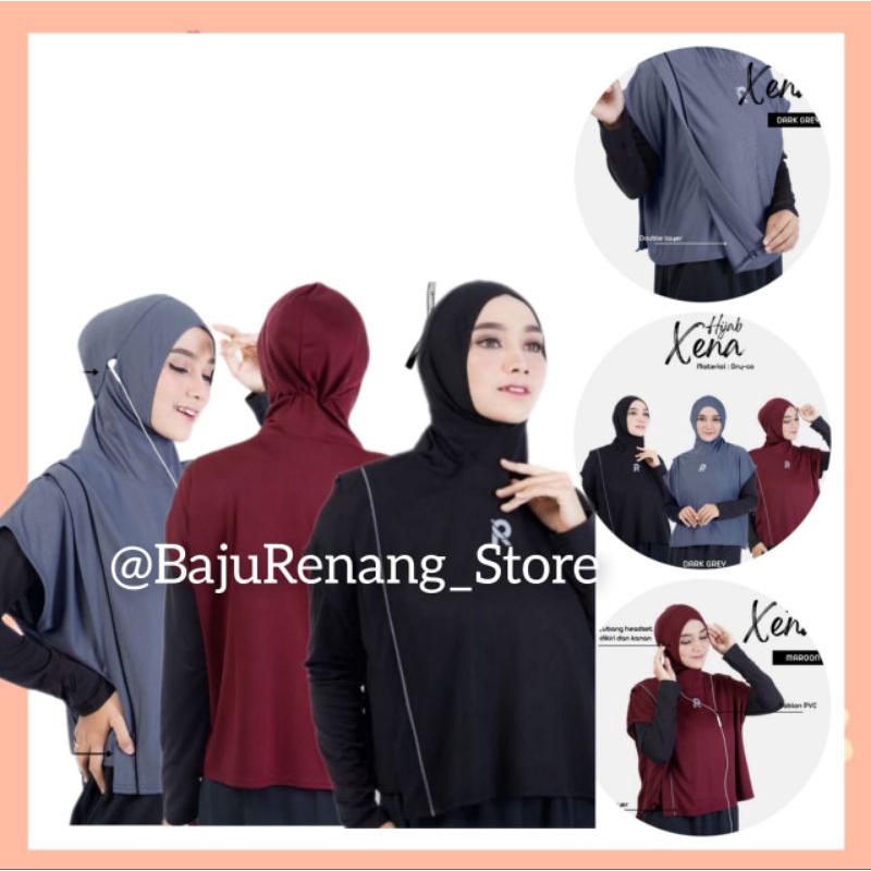 Hijab Olahraga Syari Muslimah Jilbab Sport Olahraga Hijab Instan Olahraga Bahan Jersey