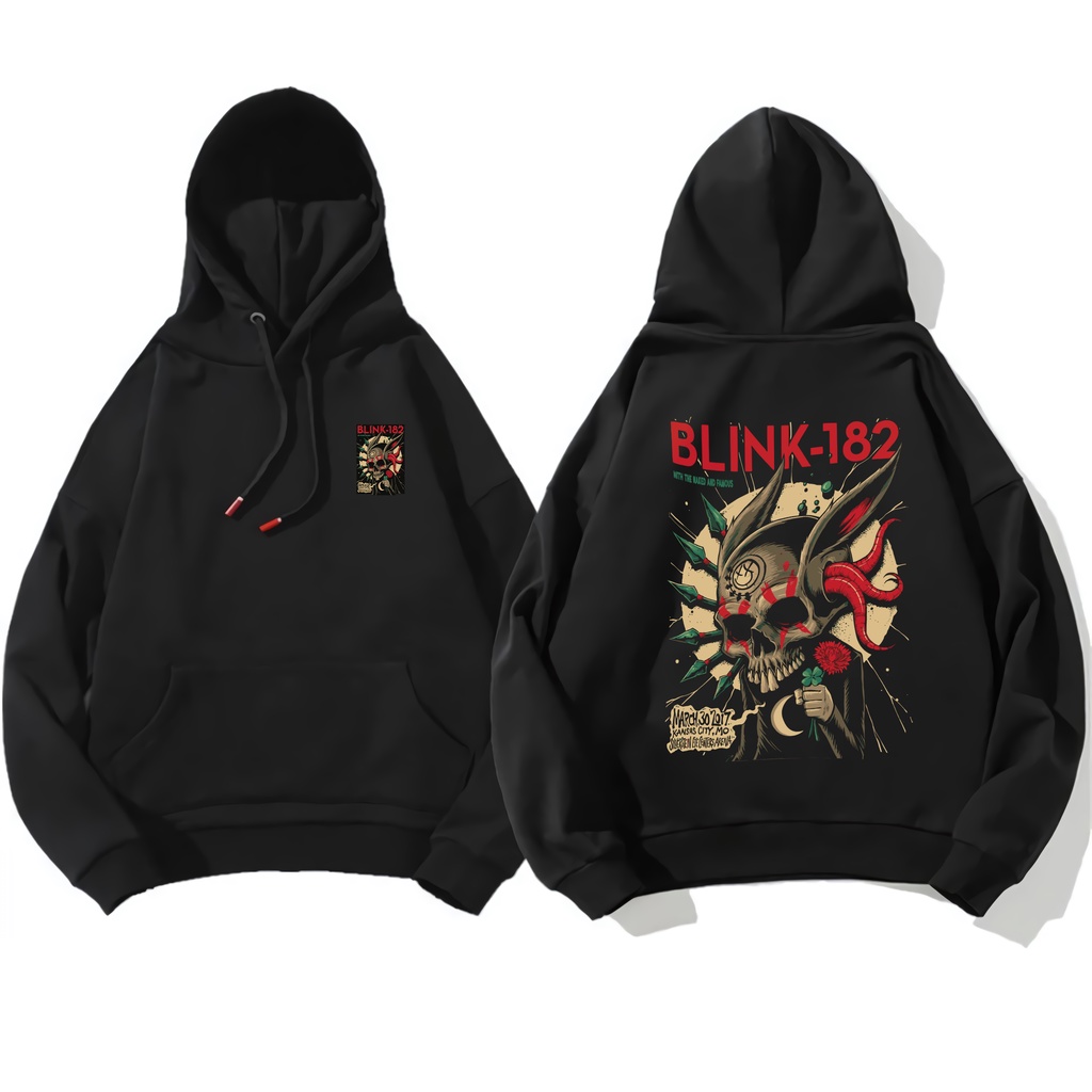 Promo COD Sweater Hoodie Blink 182 Pria Wanita