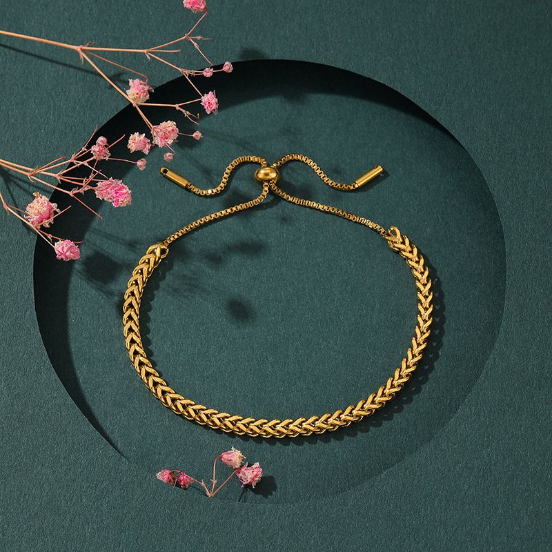 Gelang Serut Titanium / Anti Luntur dan Karat