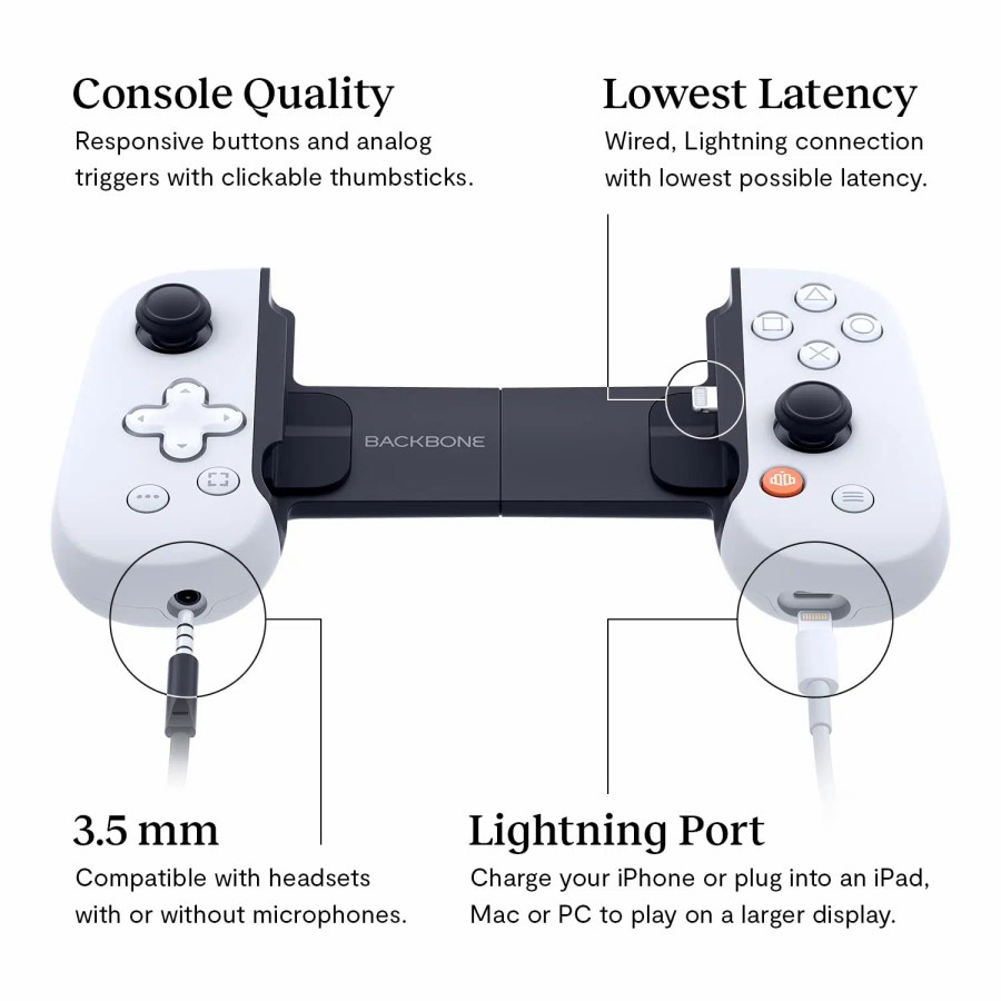 Backbone Controller Joystick One for iPhone Playstation PC XBOX PS5