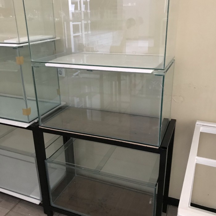 Aquarium 80X40X40 Dan Rak #Putra Aska