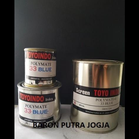 

{{{{}}] TOYO INDO INKS - POLIMATE 33 BLUE 200 GRAM