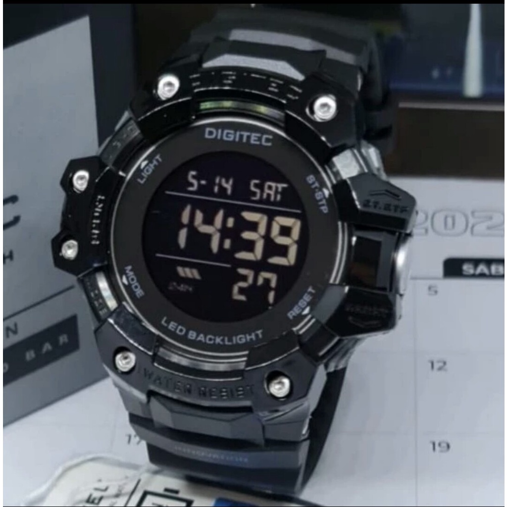 JAM TANGAN DIGITEC ORIGINAL - JAM DIGITEC DG-5120B BK DG 5120 JAM DIGITEC 5120 JAM TANGAN PRIA