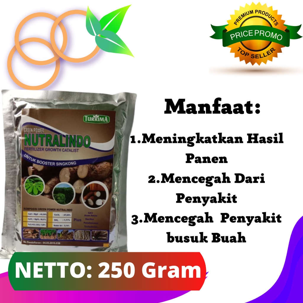 pupuk pembesar khusus umbi singkong, Nutrisi singkong di Nutrisi & Nutrisi Tanaman, NUTRALINDO BOOST