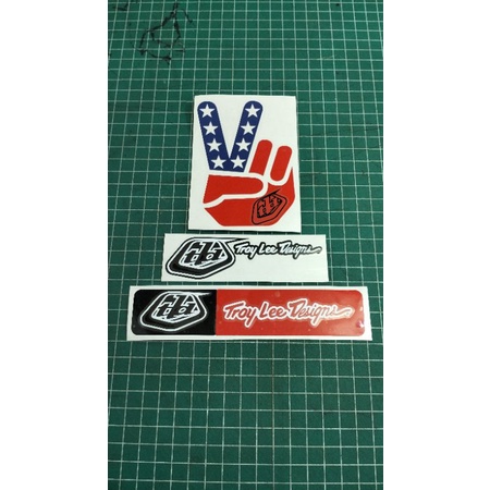 stiker cutting Troy Lee design