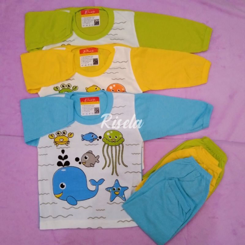 Setelan Bayi Laki Laki 6 12 Bulan Piyama Dnoorfa SNI