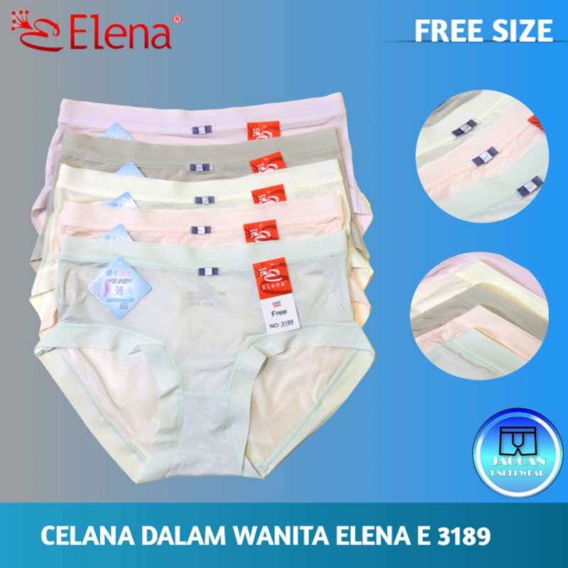 Celana Dalam Wanita ELENA E 3189 Isi || 1 Pcs Free Size