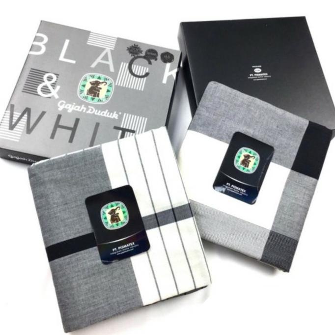 Sarung Gajah Duduk Premium Pria Dewasa Sarung Tenun Sholat Original