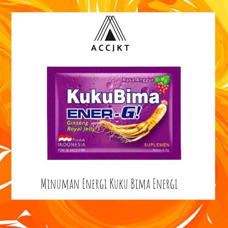 

Minuman Energi Kuku Bima Energi Sachet ACCJKT