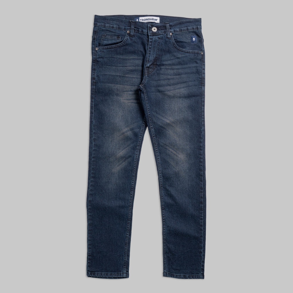 Trondheim Celana Jeans Pria Tod Whisker Retro