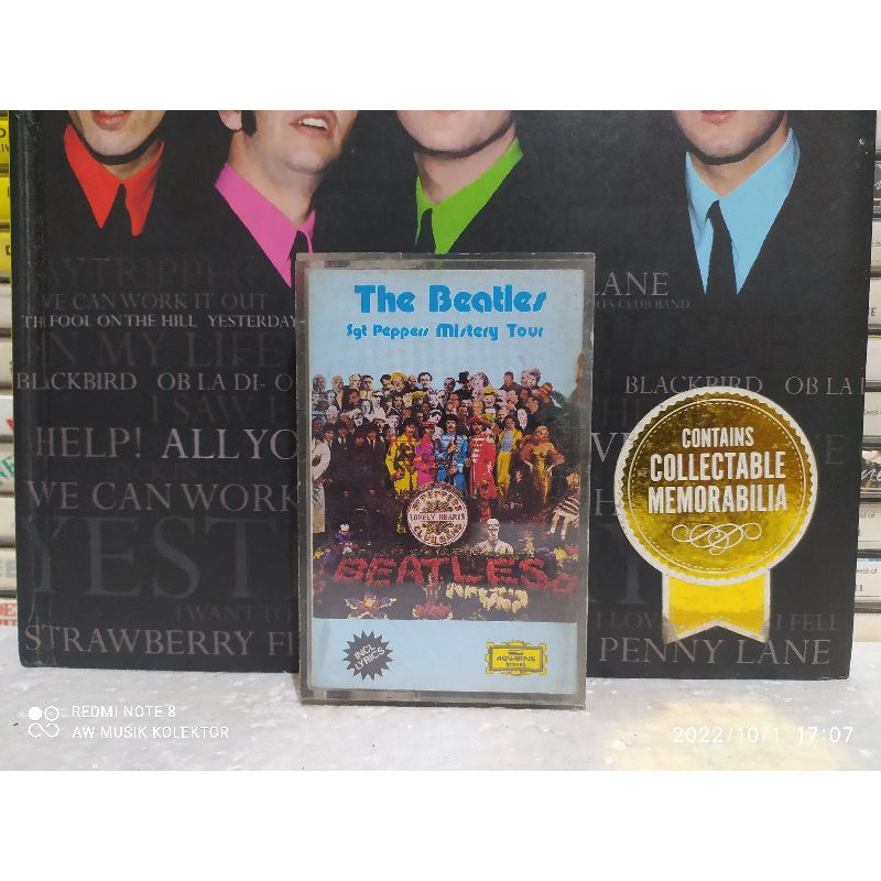 Kaset Pita : THE BEATLES - Sgt Peppers Mistery Tour.