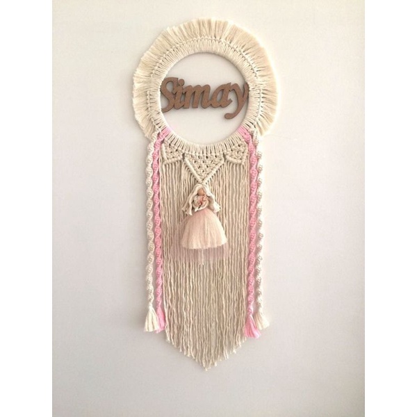 (READY STOK) Macrame wall hanging/ hiasan dinding/ dekorasi rumah/ hiasan nama