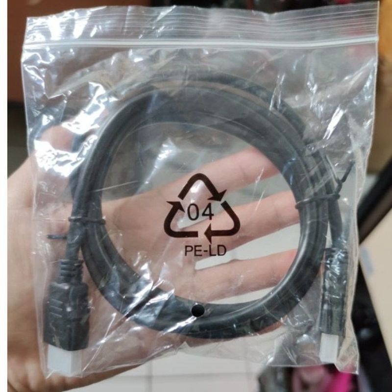 Kabel HDMI 1.5 meter TV Digital Set Top Box 1,5 m Monitor Standard HD Televisi Hitam Murah
