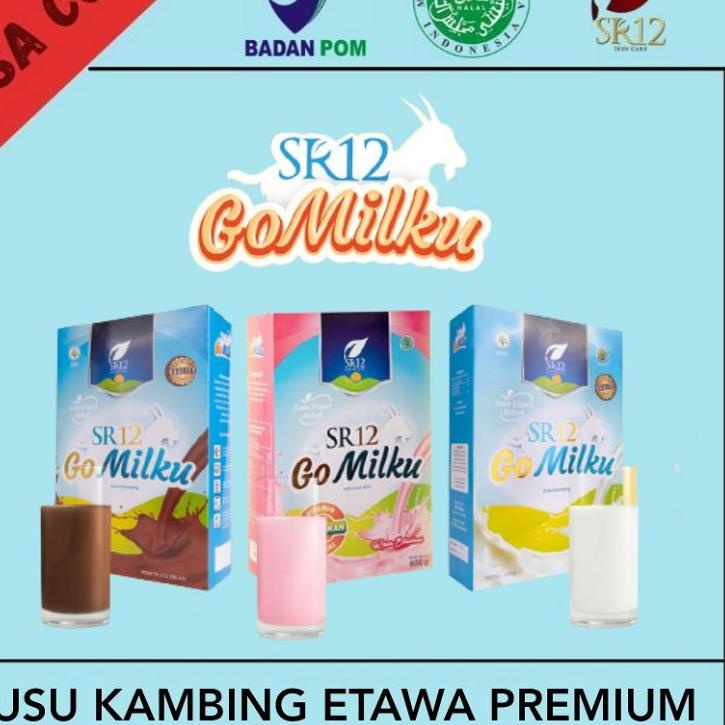 

✨10.10✨ GoMilku SR12 600 gram/ susu kambing etawa bubuk premium 