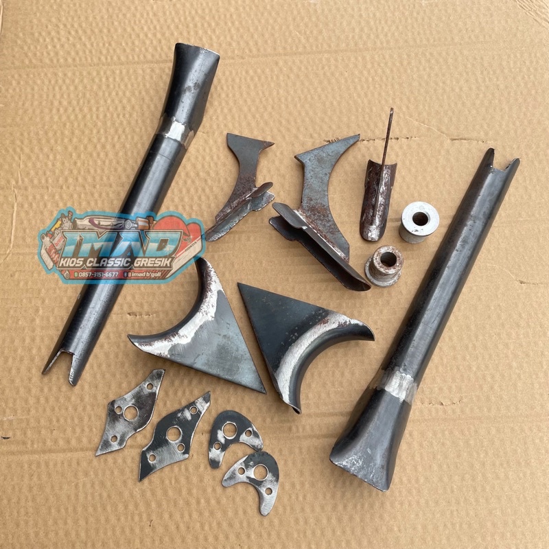 BARU_ MANISAN RANGKA CB HANDMADE PEMANIS PENGUAT RANGKA GL100 CB SET RING RANGKA DUDUKAN MANISAN