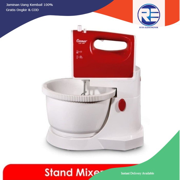 Mixer Berdiri COSMOS / Mixer Lengkap COSMOS / Mixer Pake Mangkuk COSMOS / Stand Mixer COSMOS