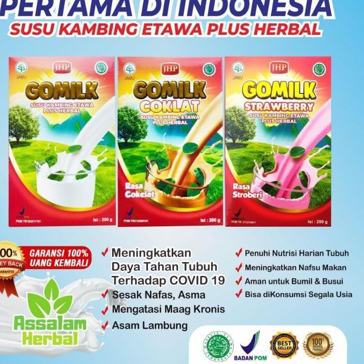 

Bisa COD PROMO GOMILK susu herbal kambing ettawa PLUS DAUN KELOR sumber KALSIUM DAN MINERAL untuk PROGRAM TINGGI BADAN grosir