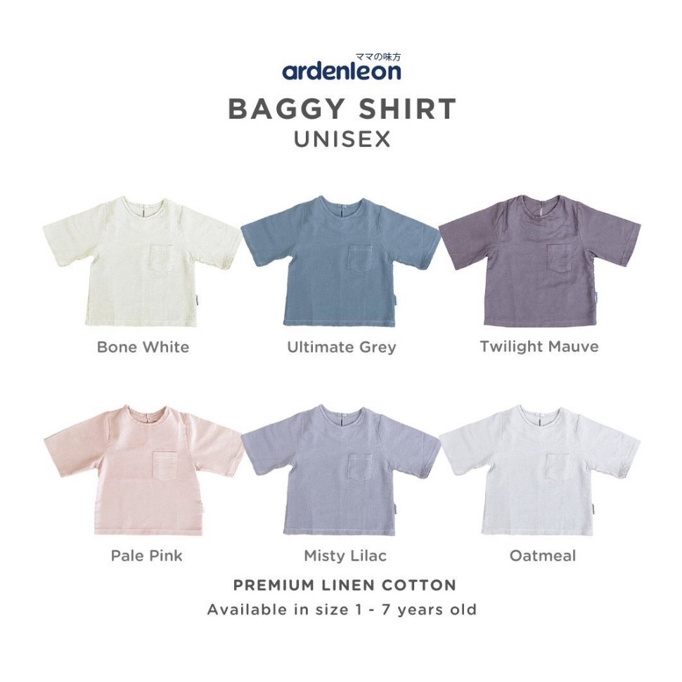 Ardenleon - Baggy Shirt | Atasan Anak 1-7 Tahun