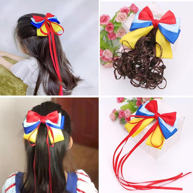 (Hello Girl)F104 Jepit Rambut Anak Motif Pita Kupu Gaya Korea Import