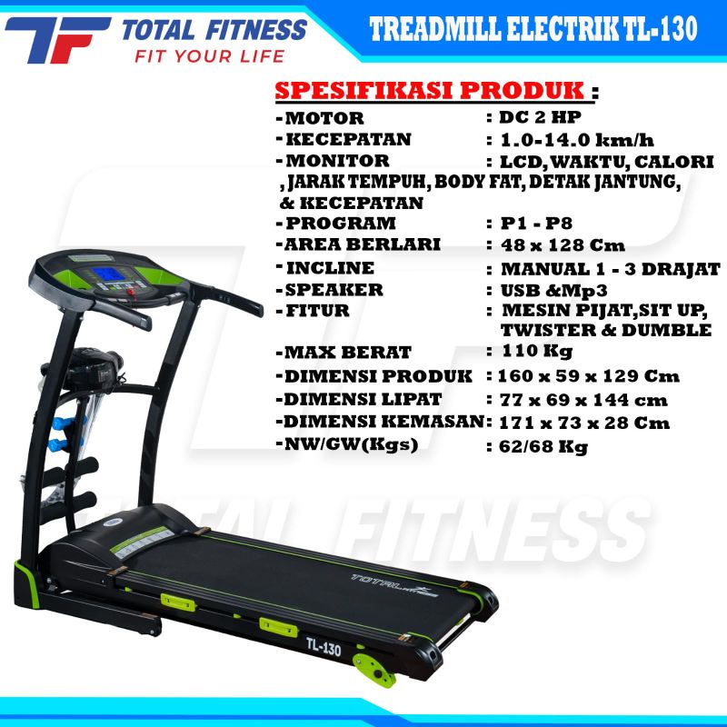 Treadmill Electric TL-130