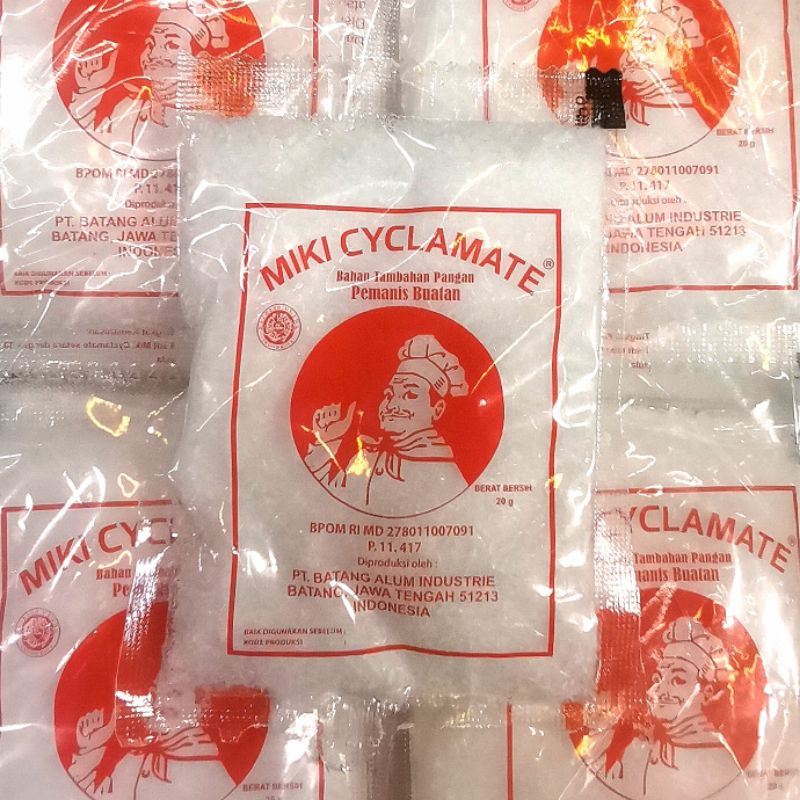 

Sari Manis Miki Cyclamate 20 gr | Sari Gula | Pemanis Buatan