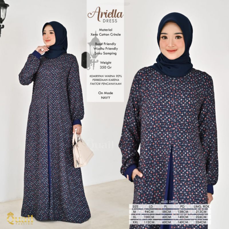 Quail hijab - Ariella dress