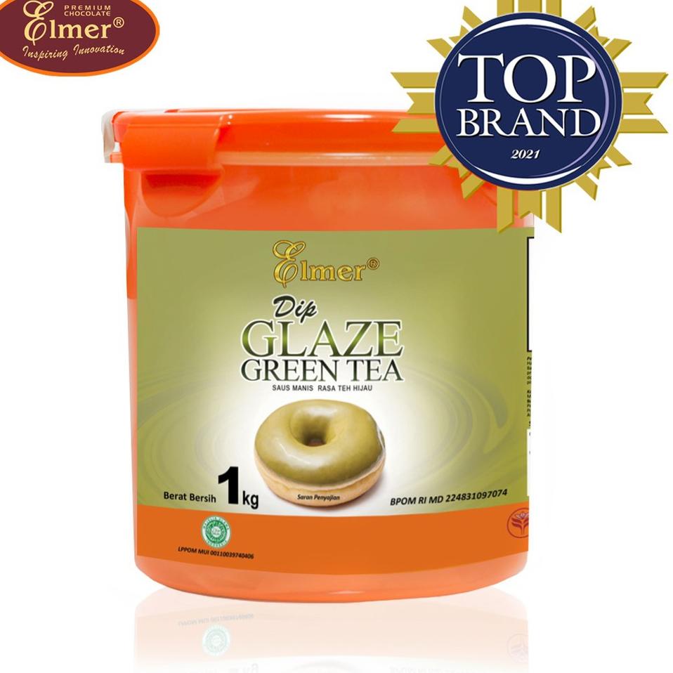 

Super promo Elmer Dip Glaze Greentea 1 kg | Topping Donat | Selai Roti PKC
