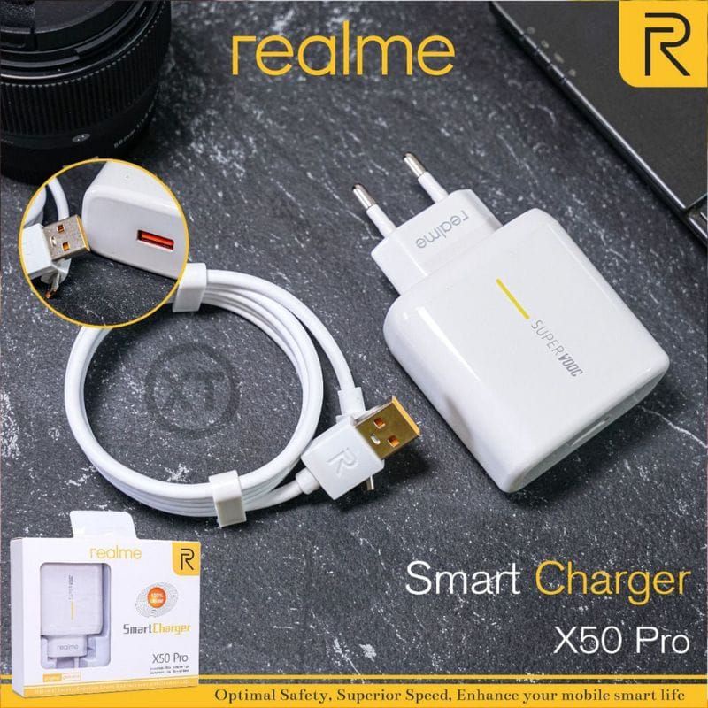 Charger REALME SUPER DART X50 Pro USB Micro Casan REALME X50Pro SUPERVOOC USB Android Micro