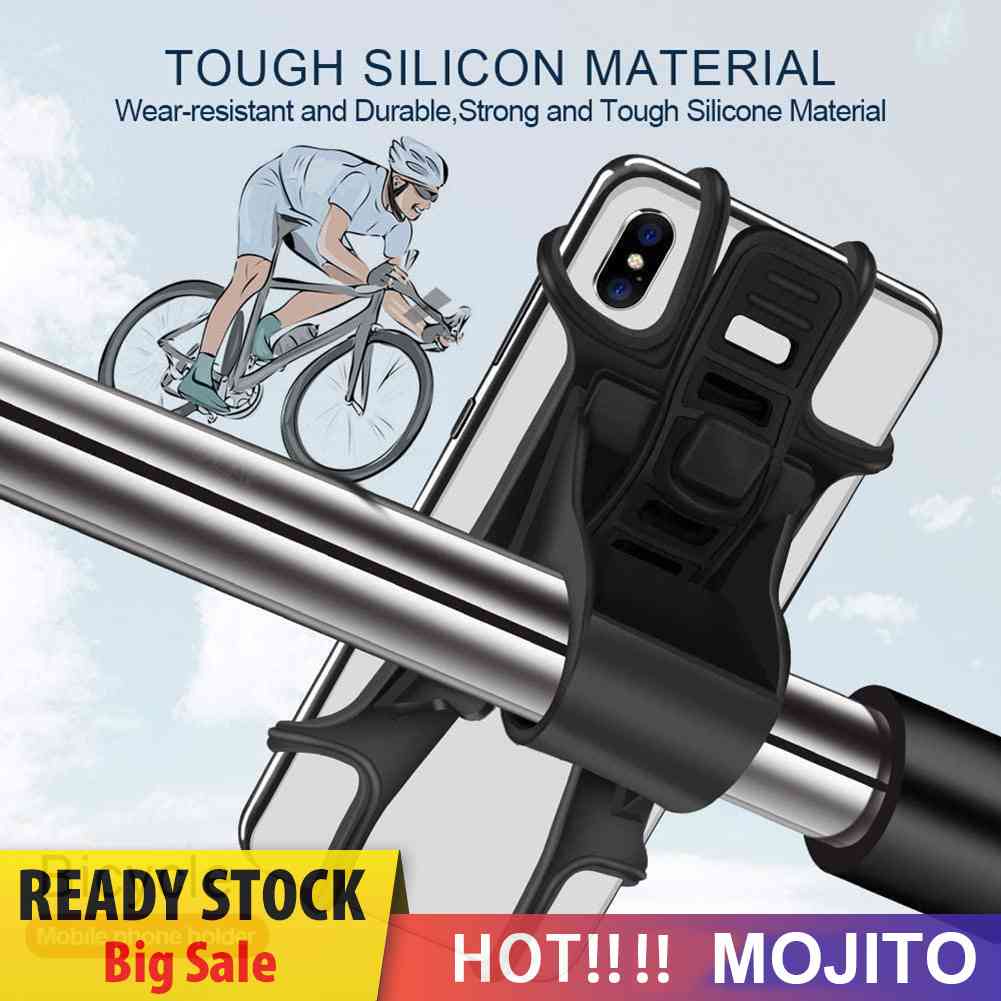 Bracket Dudukan Handphone Bahan Silikon Shockproof Rotasi 360 Derajat