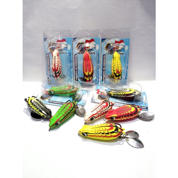 SOFT FROG RF LURE 5,5 CM. UMPAN CASTING GABUS TOMAN