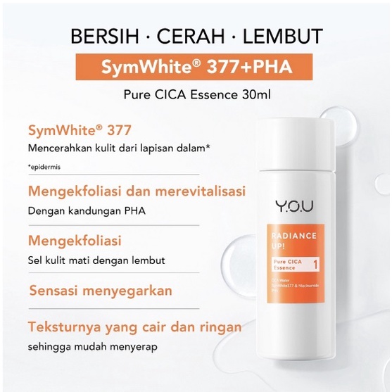 YOU ( Y.O.U ) RADIANCE UP STARTER KIT 3 STEP MINI